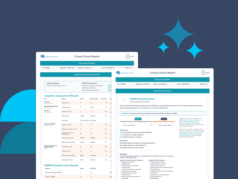 Creyos ADHD Assessment