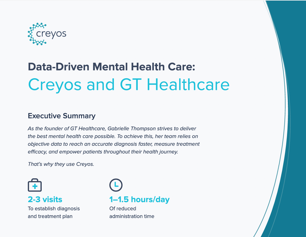 Creyos and GT Healthcare - Title Card