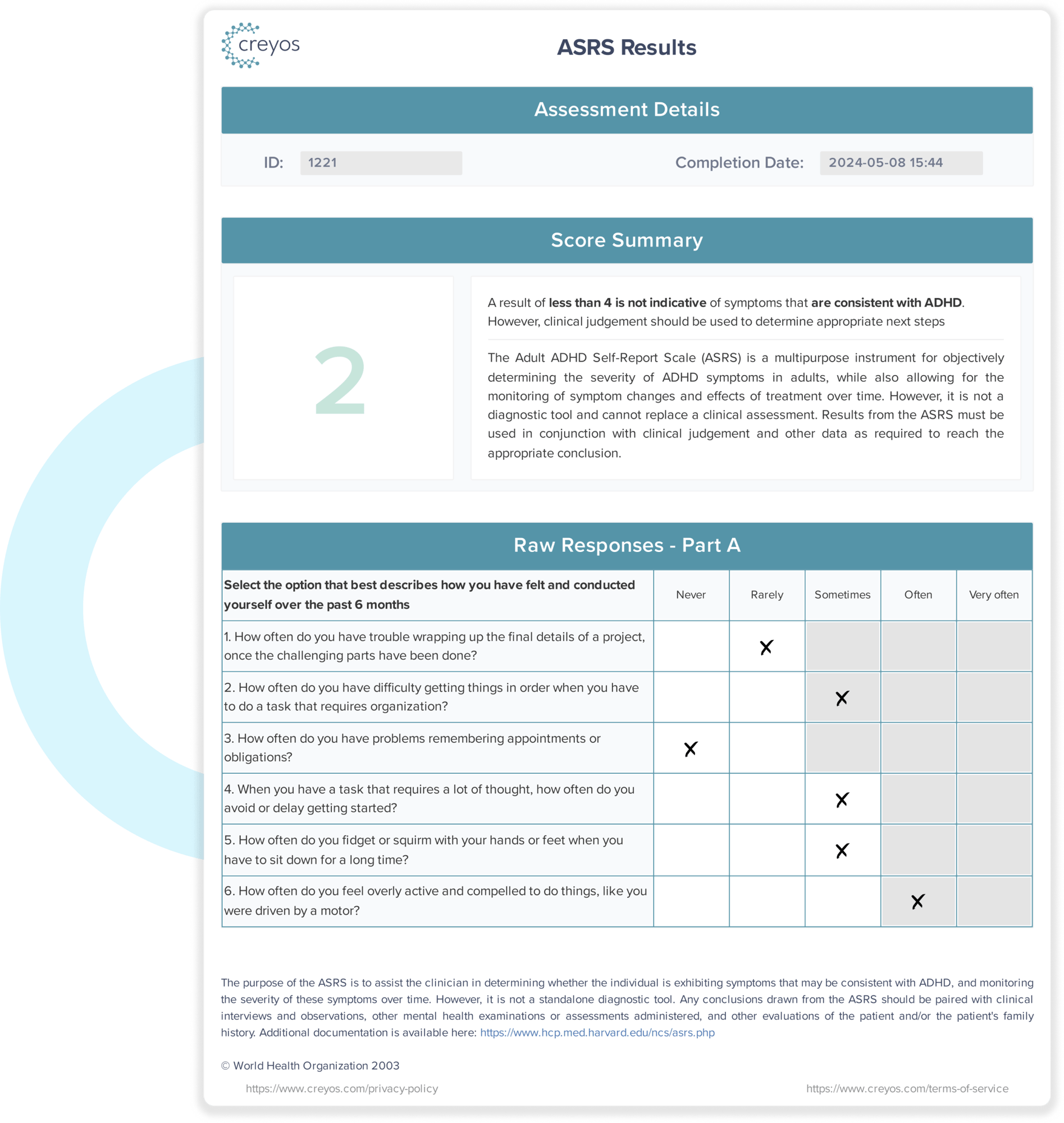 ASRS Report